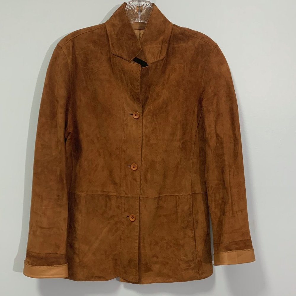 Shasa Vera Pelle Lavorazione Articiana Jacket